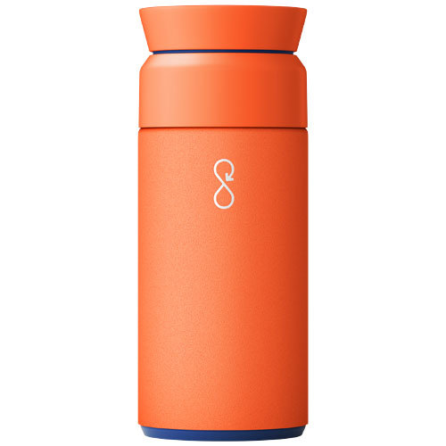 Gourde infusion publicitaire 350ml recyclée Ocean Bottle Sun Orange
